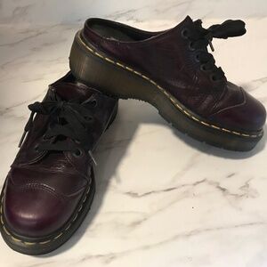 Vintage Doc Marten purple Clogs - RARE!